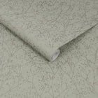 120388 Gypsophila Green / Silver Wallpaper by Clarissa Hulse