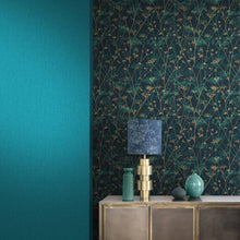 120392 Tisbury Teal Wallpaper by Clarissa Hulse