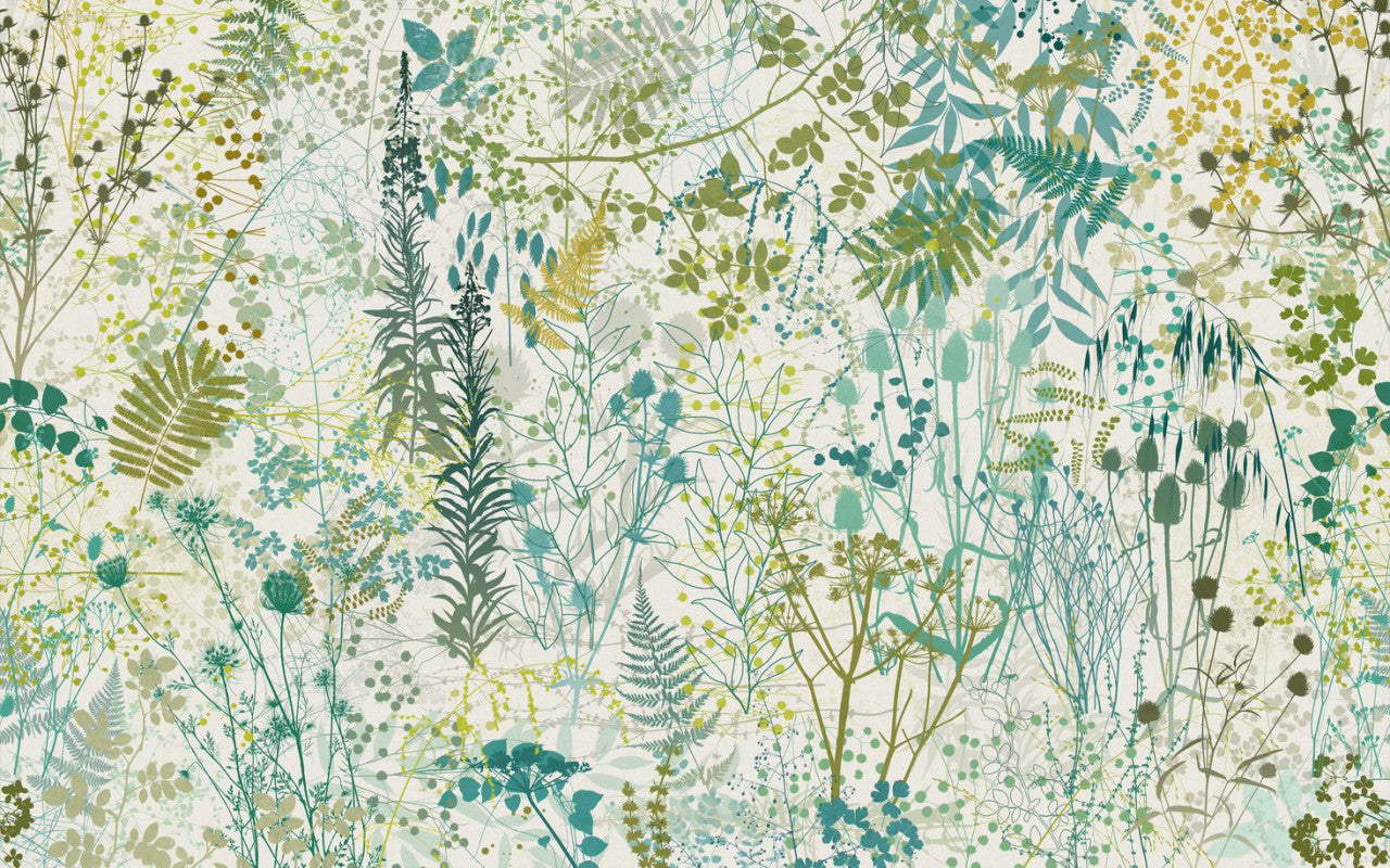 120408 Serendipity Greenshouse Mural Wallpaper by Clarissa Hulse