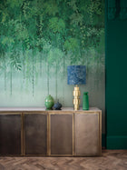 120411 Enchanted Vale Emerald Mural Wallpaper by Clarissa Hulse