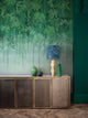 Enchanted Vale Emerald Mural Wallpaper by Clarissa Hulse