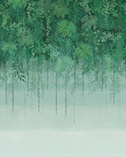 120411 Enchanted Vale Emerald Mural Wallpaper by Clarissa Hulse