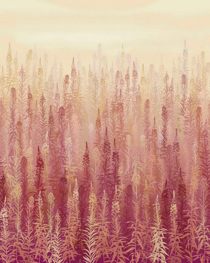 120415 Enchanted Vale Autumn Mural Wallpaper by Clarissa Hulse