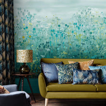 120417 Tanias Garden Peacock Mural Wallpaper by Clarissa Hulse