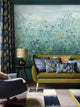 Tanias Garden Peacock Mural Wallpaper by Clarissa Hulse