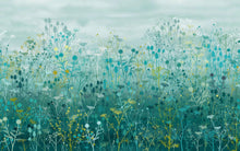 120417 Tanias Garden Peacock Mural Wallpaper by Clarissa Hulse