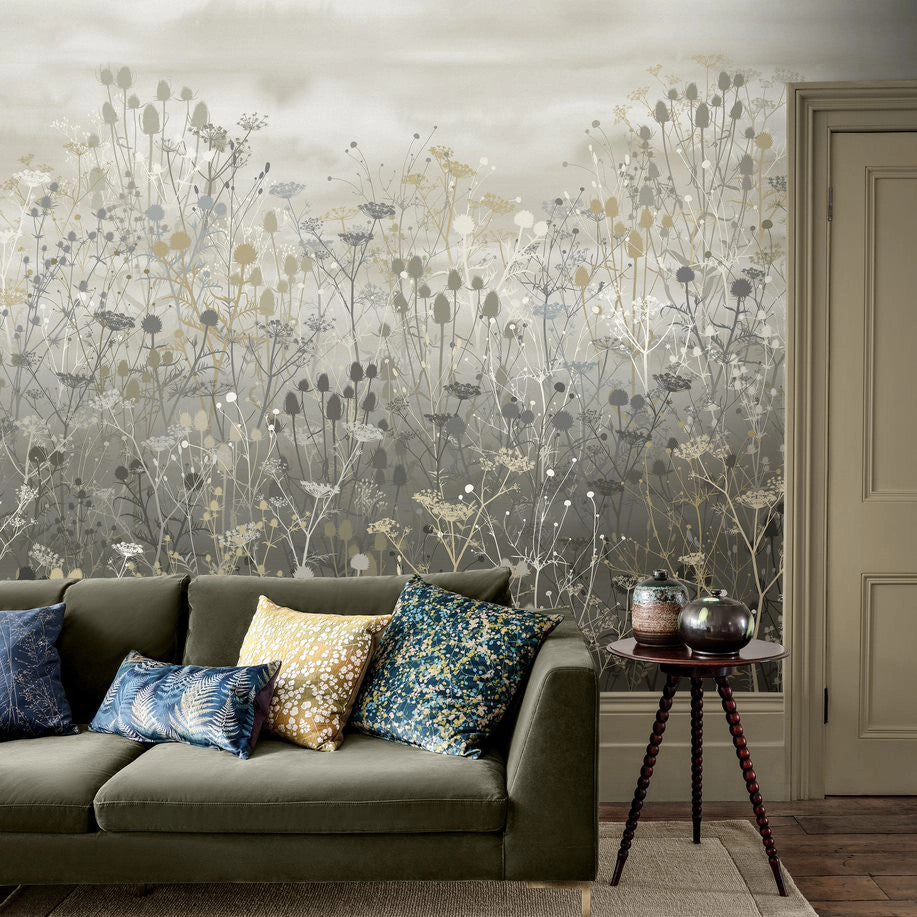 120418 Tanias Garden Pebble Mural Wallpaper by Clarissa Hulse