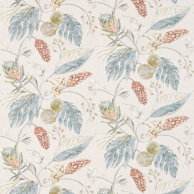 Amborella Olive / Seaglass Fabric by Harlequin