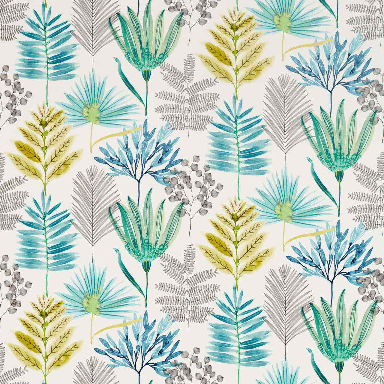 120747 Yasuni Zapara Emerald/Zest Fabric by Harlequin