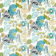 Zavala Salinas Prints And Weaves Lime/Sienna/Cobalt Fabric by Harlequin