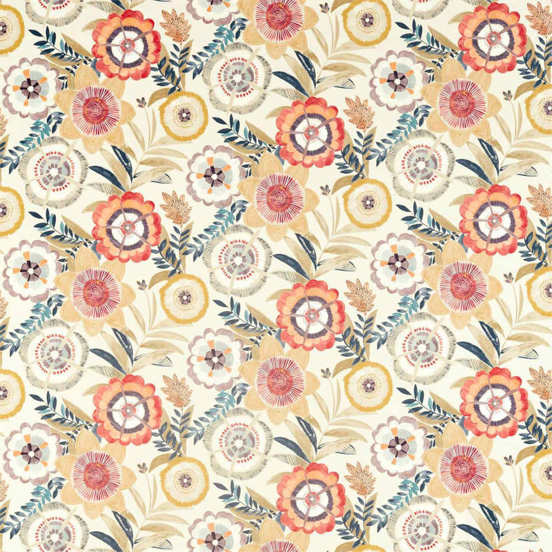 120813 Komovi Salinas Prints And Weaves Sunset/Blush/Midnight Fabric by Harlequin