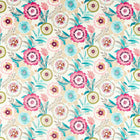120814 Komovi Salinas Prints And Weaves Azalea/Fern/Lagoon Fabric by Harlequin