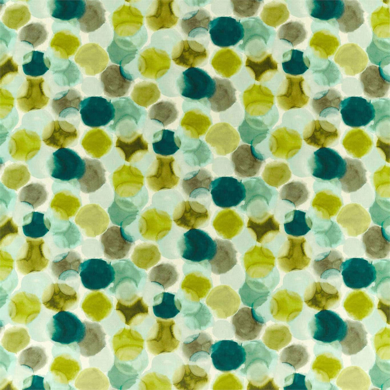 120845 Selenic Momentum 12 Chartreuse / Topaz Fabric by Harlequin