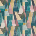 Pythagorum Momentum 11 Ink / Rose Quartz Fabric by Harlequin