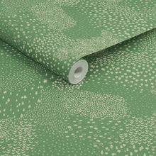 120869 Mono Farm Green Wallpaper by Joules
