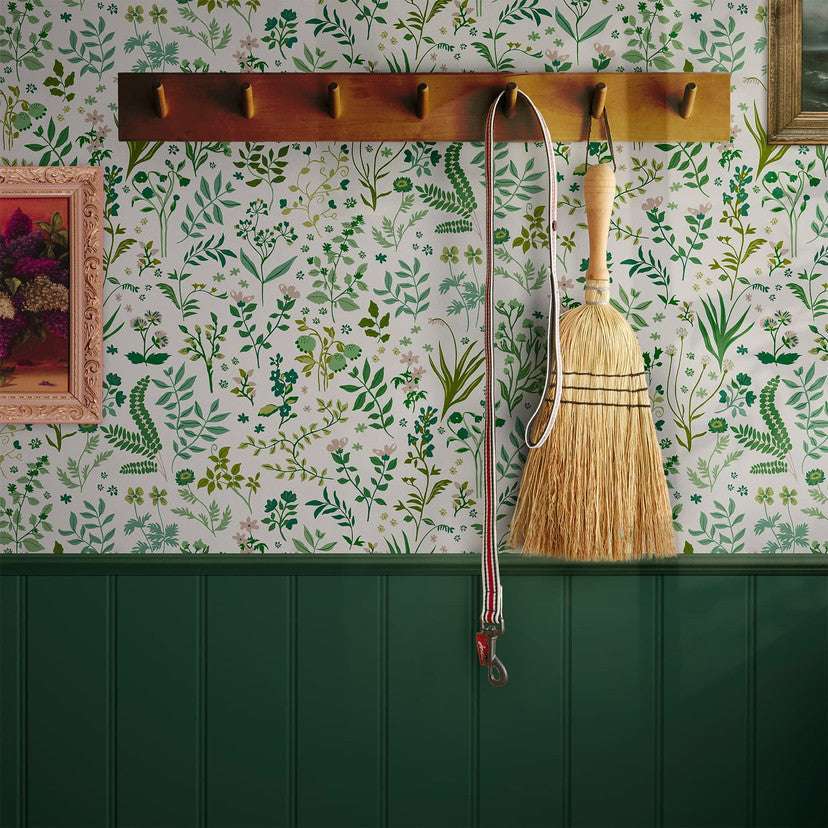 120873 Holcombe Floral Creme Wallpaper by Joules