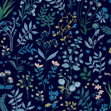 120874 Holcombe Floral Navy Wallpaper by Joules