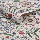 120882 Festival Flowers Antique White Wallpaper by Joules