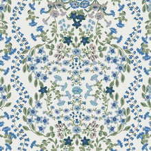 120883 Symmetrical Trellis Ditsy Creme Wallpaper by Joules