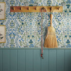 120883 Symmetrical Trellis Ditsy Creme Wallpaper by Joules