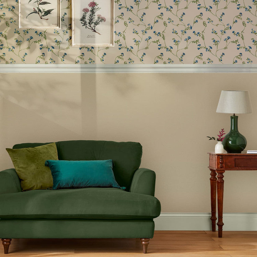 120887 Plain Beige Wallpaper by Joules
