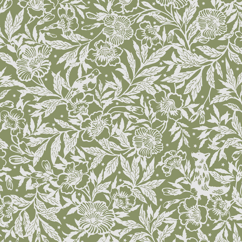 120888 Twilight Ditsy Green Wallpaper by Joules