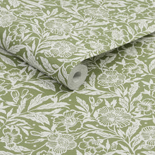 120888 Twilight Ditsy Green Wallpaper by Joules