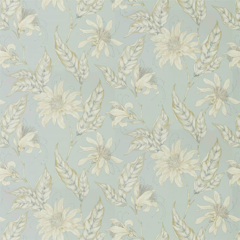 120903 Ananda Mirador Drapery Topaz Fabric by Harlequin
