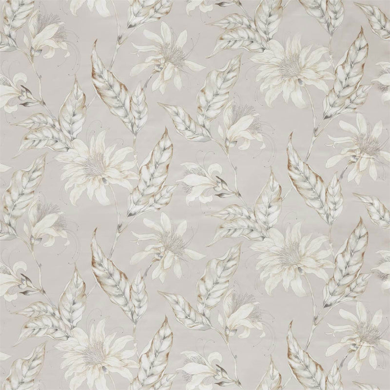 120904 Ananda Mirador Drapery Oyster Fabric by Harlequin