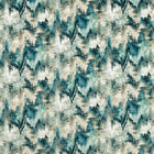 120964 Distortion Momentum 13 Adriatic / Ink / Parchment Fabric by Harlequin