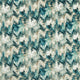 Distortion Momentum 13 Adriatic / Ink / Parchment Fabric by Harlequin