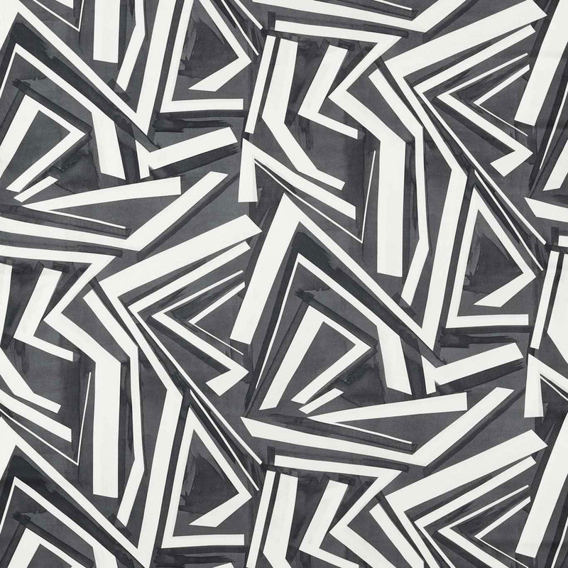 120967 Transverse Momentum 14 Ebony Fabric by Harlequin