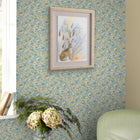 121075 Loveston Newport Blue Wallpaper by Laura Ashley