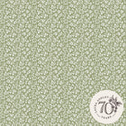 121077 Sweet Alyssum Moss Green Wallpaper by Laura Ashley