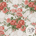 121081 Country Roses Old Rose Pink Wallpaper by Laura Ashley