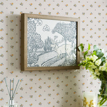 121084 Claudia's Friend Ochre Yellow Wallpaper by Laura Ashley