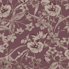 121086 Summerhill Pale Blackberry Wallpaper by Laura Ashley