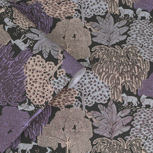 121087 Garwood Grove Violet Grey Wallpaper by Laura Ashley