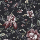 121090 Edita's Garden Charcoal Grey Wallpaper by Laura Ashley