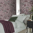 121091 Edita's Garden Pale Blackberry Wallpaper by Laura Ashley