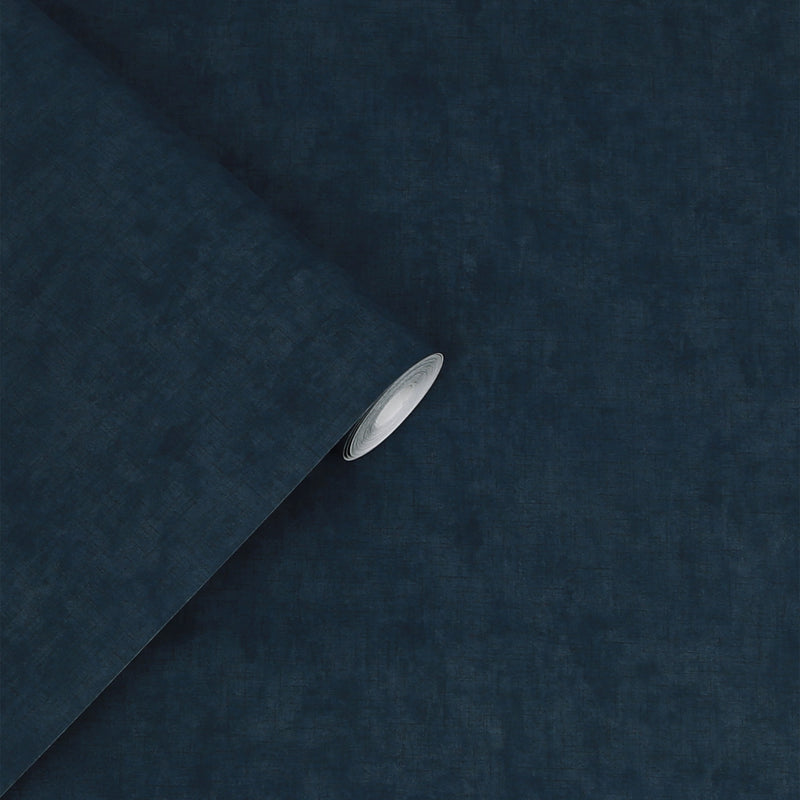 121097 Plain Midnight Seaspray Wallpaper by Laura Ashley