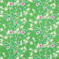 Lady Alford Harlequin X Diane Hill Apple and Magenta Fabric by Harlequin