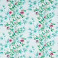 Lady Alford Harlequin X Diane Hill Sky and Magenta Fabric by Harlequin