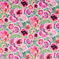 Marsha Velvet Harlequin X Diane Hill Apple, Peony and Magenta Fabric by Harlequin