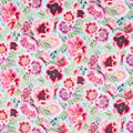 Marsha Velvet Harlequin X Diane Hill Aqua, Peony and Magenta Fabric by Harlequin