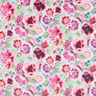 121108 Marsha Velvet Harlequin X Diane Hill Aqua, Peony and Magenta Fabric by Harlequin