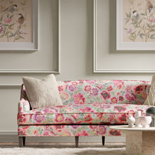 121108 Marsha Velvet Harlequin X Diane Hill Aqua, Peony and Magenta Fabric by Harlequin