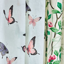 121114 Emmeline Harlequin X Diane Hill Chalk, Rose and Sky Fabric by Harlequin