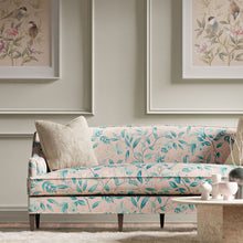 121116 Marie Harlequin X Diane Hill Rose and Lagoon Fabric by Harlequin