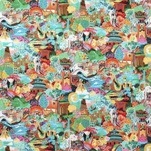 121125 Journey of Discovery Velvet Colour 3 Ionian Harissa Emerald Harlequin Fabric